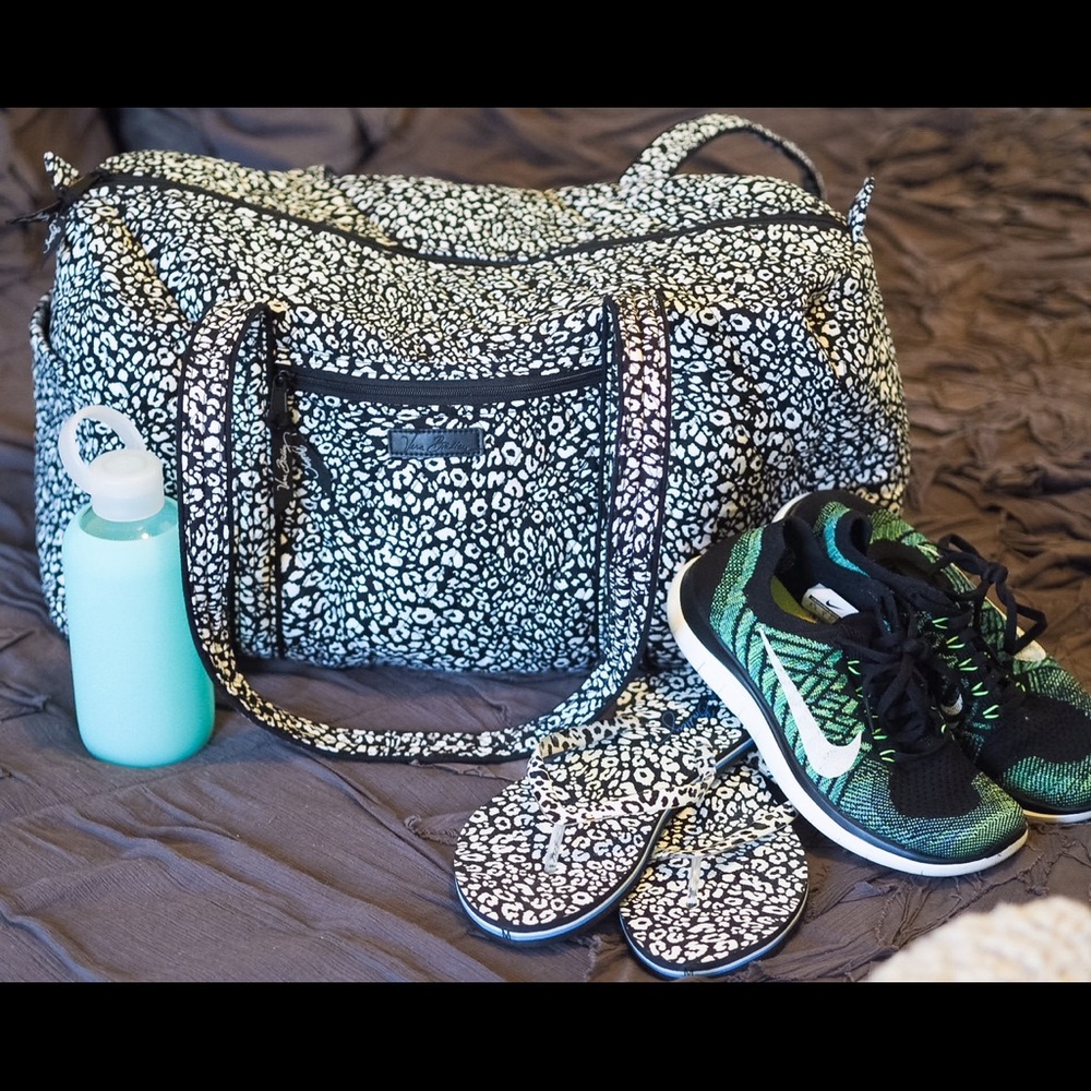 Vera Bradley CAMOCAT Duffel Bag